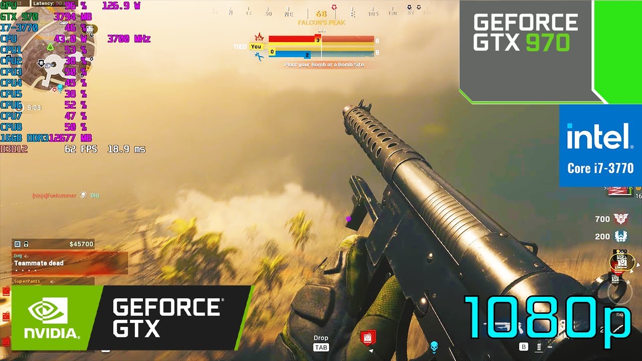 Call of Duty : Warzone Season 5 Operation Last Call On GTX 970 & I7-3770 | 1080p