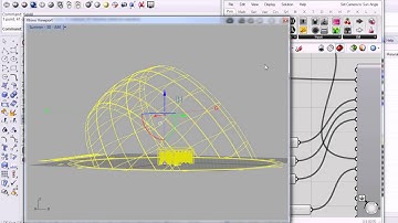 115 - Grasshopper & Ladybug - Sun Angle Camera Settings and Drawing Production 1