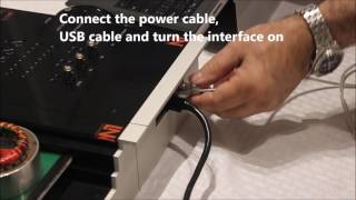 2 - Connect the cables and turn on the UniTrain Interface