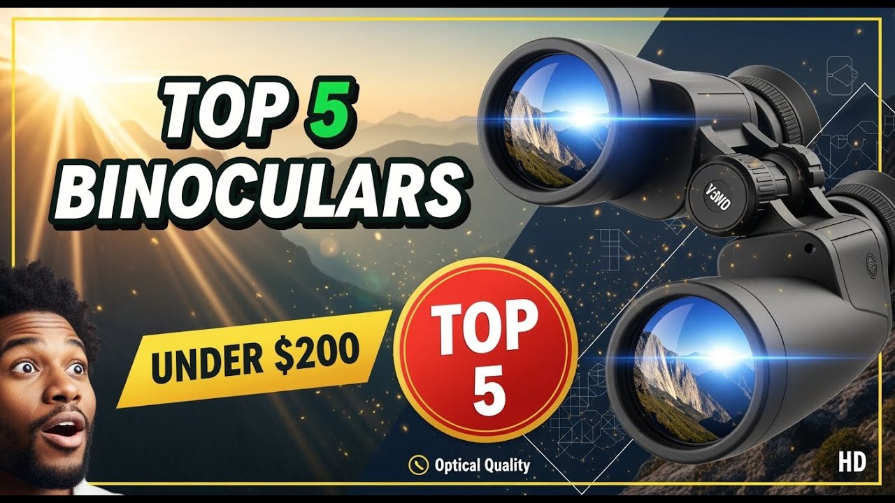 TOP 5 Best Binoculars Under $200 2026 | Amazing Optical Quality Without the High Price.