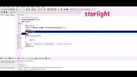 Find factorial of a number with dry run in C++