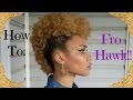 HOW TO: "FROHAWK"/MOHAWK ON 4B NATURAL HAIR