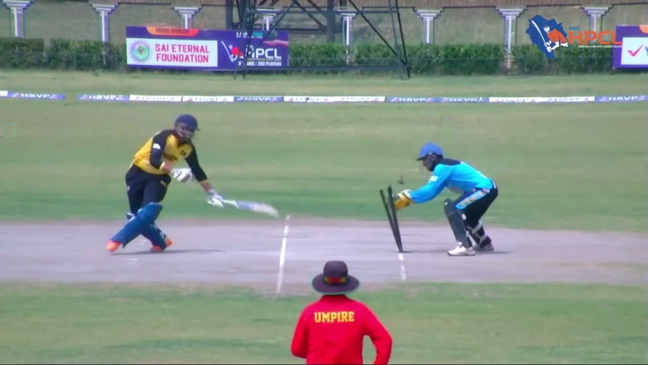Gill Stumped by Hit Hawks, Clean Wicket by Deepak Saini | Pro HPCL Season 3 Highlight