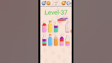 Water sort puzzle Level-37 #shorts