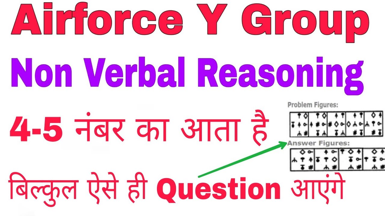 NON VERBAL REASONING | AIRFORCE Y GROUP 2021