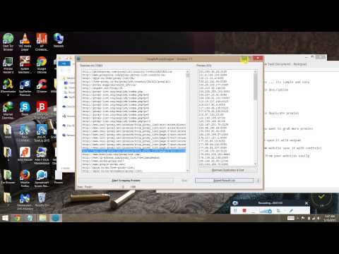 How to get and scrape free proxies from websites easily