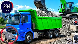 NEW OUT Of Control Construction Machines-Real Simulator Excavator with Truck 3D - Android Gameplay screenshot 5