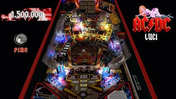 AC/DC LUCI (Stern 2013) 1.1 VPW mod team - Visual Pinball X - lots of multiball action!