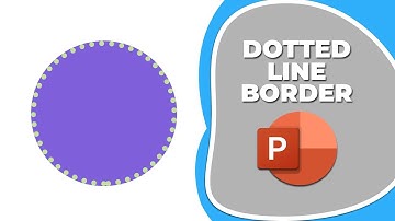 How to make a dotted line border in PowerPoint