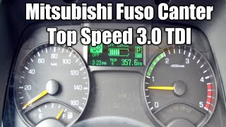 Mitsubishi Fuso Canter Top Speed 3.0 TDI 145km/h