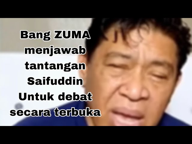 Emang berani Taipuddin Debat dengan Bang ZUMA ..???!!! di tungguuuu debat secara terbuka yaa.. class=