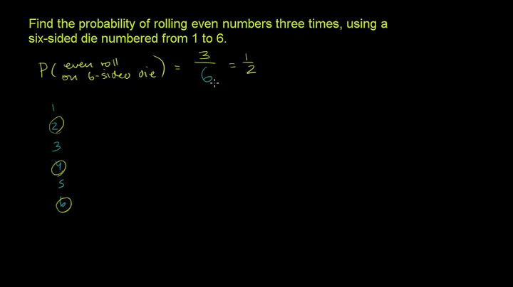 Die rolling probability with independent events | Precalculus | Khan Academy