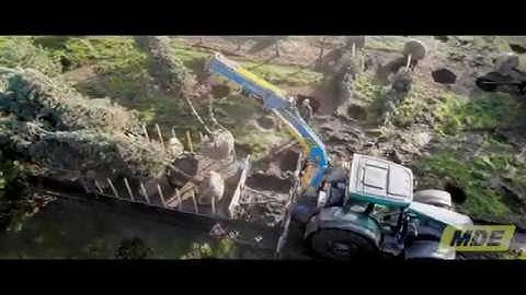 Bomen laden | MDE tree loading crane 12000E4