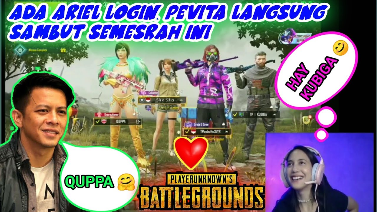 BIKIN BAPER, PEVITA PEARCE SAMBUT ARIEL NOAH SEMESRAH INI | PUBG MOBILE INDONESIA