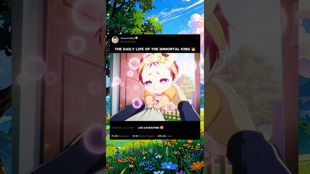 The Daily life of immortal king #anime #wangling #thedailylifeoftheimmortalking