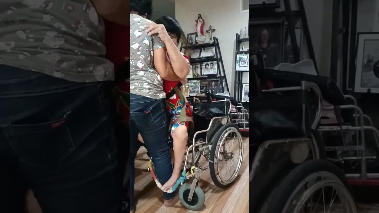 Wheelchair adaptivity diy harness assisted transfer to chair 