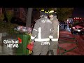 Baby girl dies in Toronto house fire, young woman in critical condition