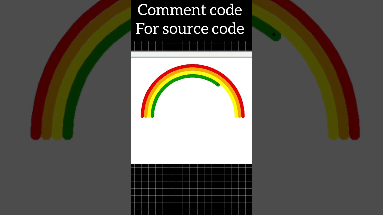 Rainbow using Python turtle 