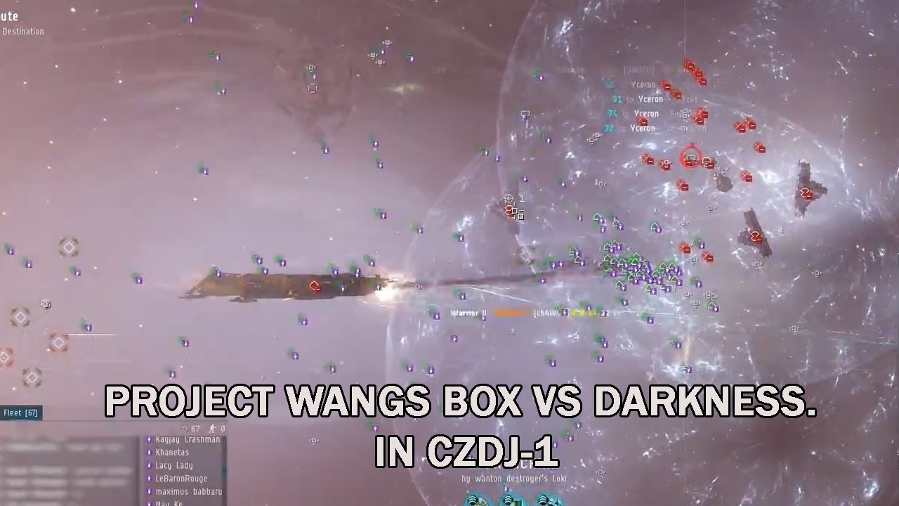 EVE Online: Project Wangs Box Vs DARKNESS. in CZDJ-1