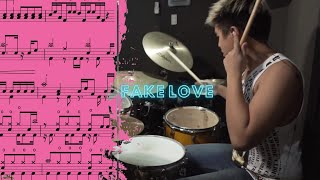 Fake Love (Drum Remix) - BTS by Zach Alcasid drum cover 鼓譜 Drumtabs ドラム楽譜