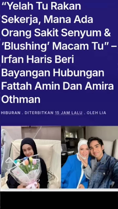 Info Selebriti.|Beri Bayangan Hubungan.