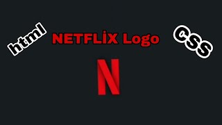 How to Make Netflix Logo with HTML and CSS | Web Design Training #NetflixLogo