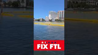Fort Lauderdale WATERWAYS are TRASH 🤢🗑️#waterquality #waterways #shortvideo