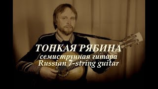картинка: Тонкая рябина / Семиструнная гитара