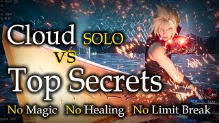 [FF7R] Cloud Vs Top Secrets 07:15 Clear (No magic, No healing, No limit)