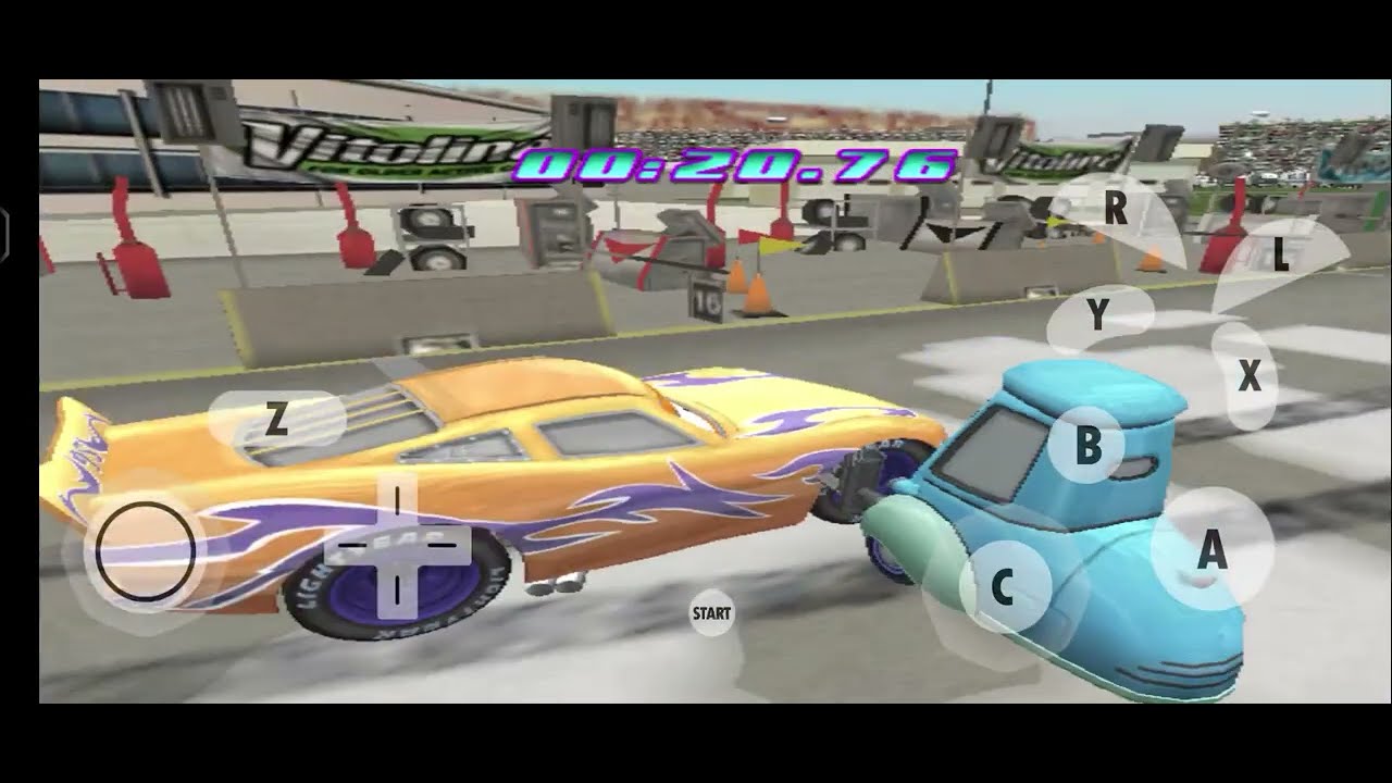 Cars El Videojuego GameCube Gameplay 6 YouTube