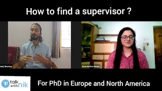 How to find a supervisor for PhD in Canada? | Part 1| Fully Funded PhD