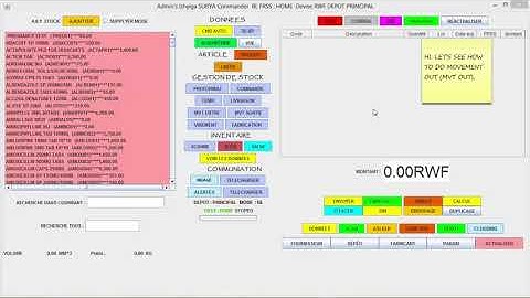 MOVEMENT OUT IMPORT CMD