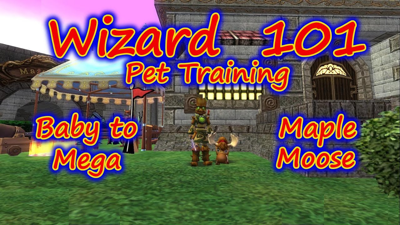 Wizard101: Pet Training - Baby to Mega - Maple Moose Part 1