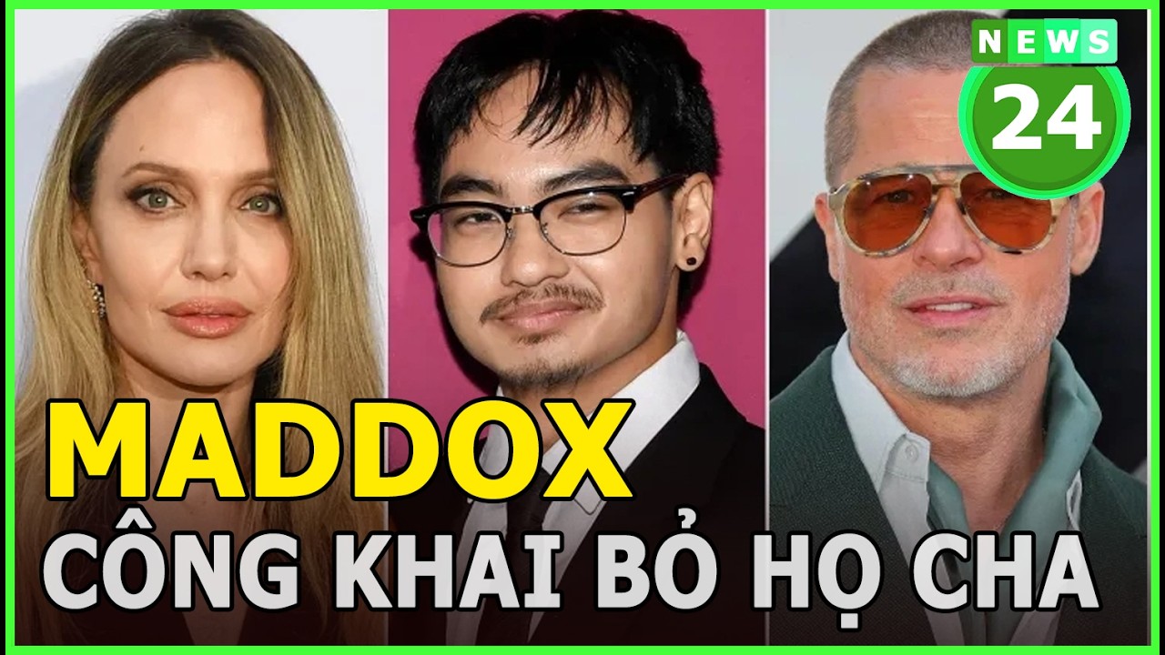 Căng: Thêm con trai cả bỏ họ Brad Pitt | News24h