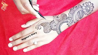 New Arabic Mehandi Design for karva chouth 2021 // Very Simple Arabic Mehandi 2021#karwachouth screenshot 5