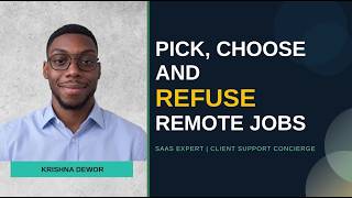 Pick, Choose, Refuse: The Remote Career Krishna Dewor Built