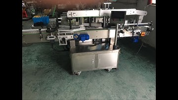 Automatic labeling machine for objects three sides labeler flat square bottle label applicator