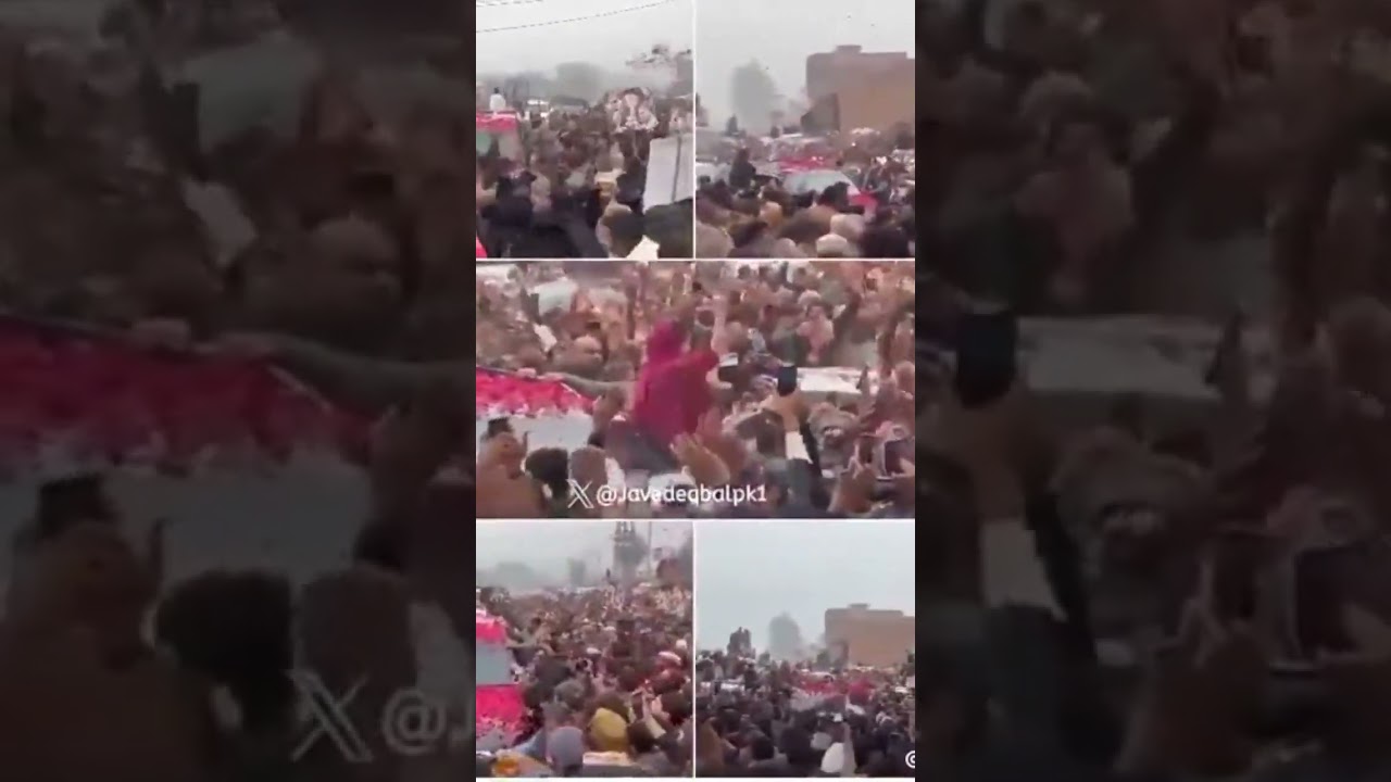 Maryam Nawaz in okara jalsa welcome