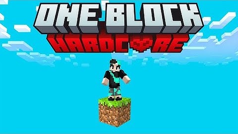 Minecraft but OneBlock Hardcore for PE/BE  1.20.51+