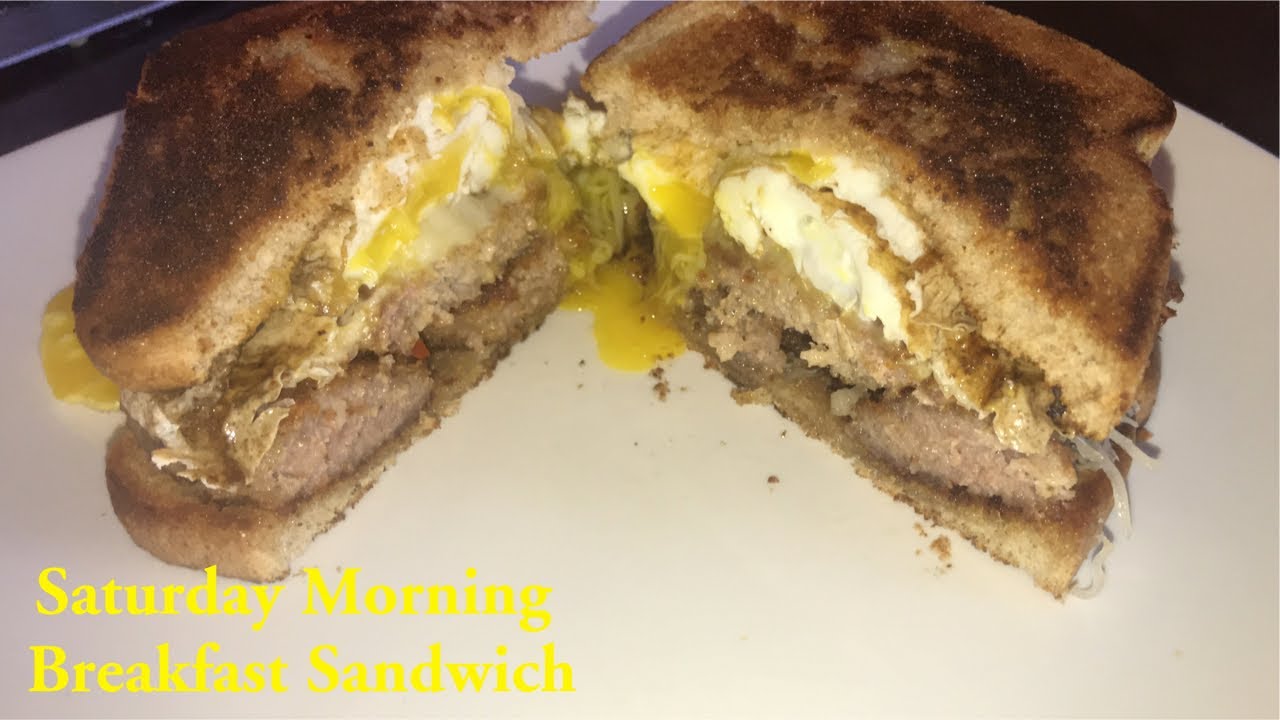 How To Make An Easy Breakfast Saturday Morning Sandwich With Mama Ray