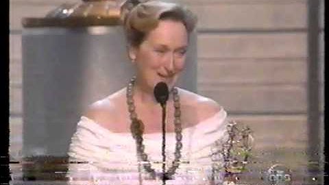 Meryl Streep wins 2004 Emmy Award for Lead Actress in a Miniseries or Movie