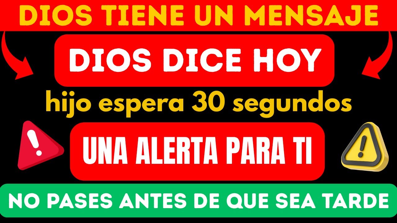 DIOS TE ORDENA HABLAR... HIJO, ESCUCHA CON CARIÑO! ORACIÓN PARA CALMAR LA ANSIEDAD