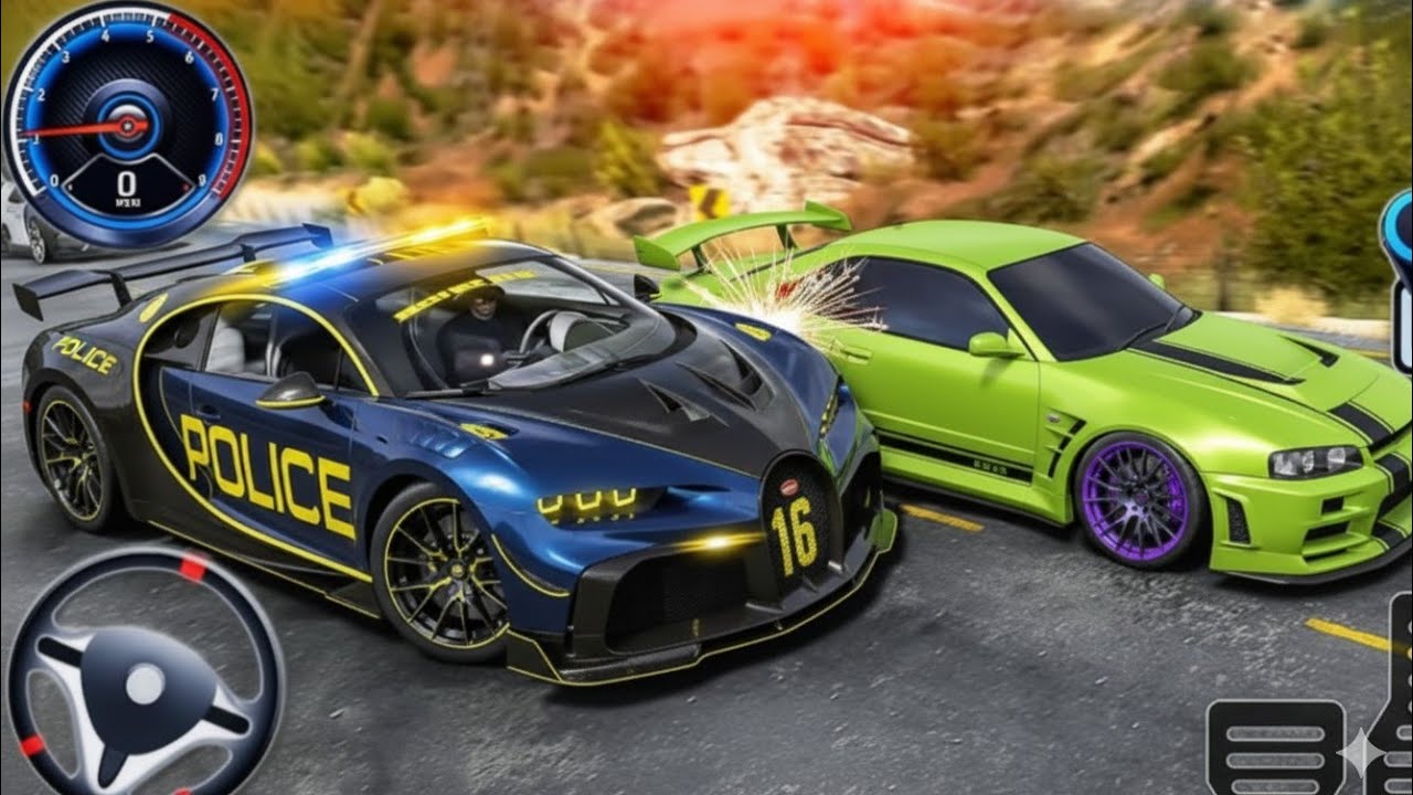 Police Car Driving Chase Simulator 3D -Open World Police Cop Real MultiStorey-Android GamePlay 