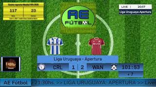 AE Fútbol | Cerro Largo vs Wanderers | Torneo Apertura en vivo