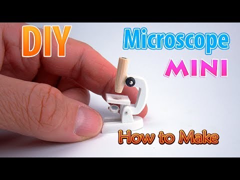 DIY Miniature Microscope | DollHouse | No Polymer Clay!