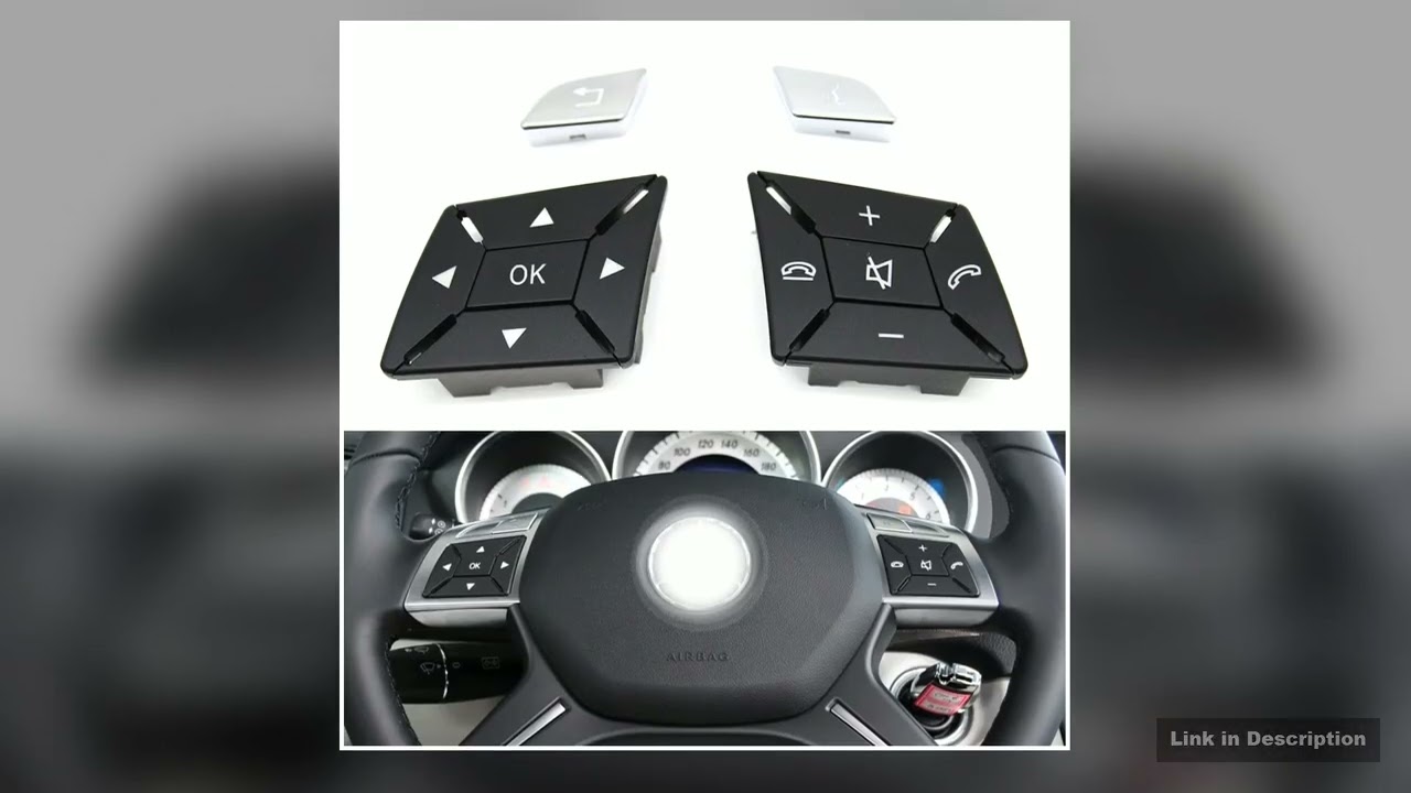 Car Steering Wheel Menu Control Switch Button For Mercedes Benz C E A GLK CLS Class W204 X204 W212