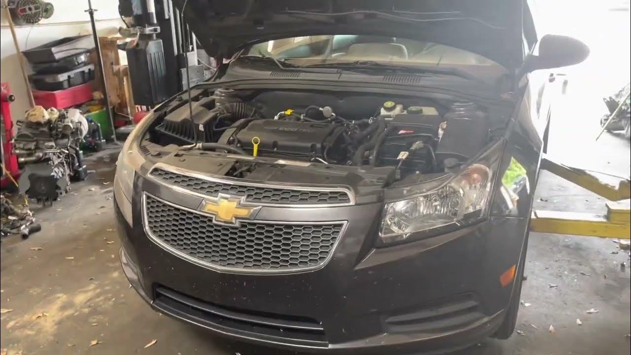 Overdue timing belt replacment Chevy Cruze - YouTube