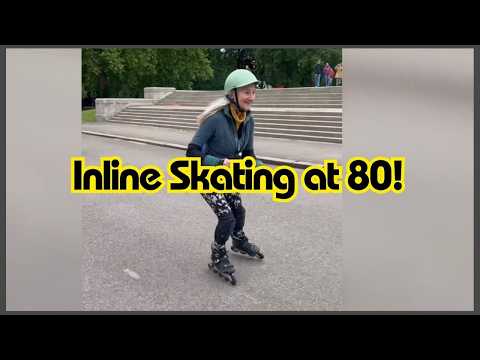 80 Year Old Inline Skater Edwina Proves That Age is no Barrier to Learning How to Skate