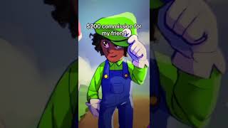 Comms on VGen, ending August 17th! #digitalart #supermario #digitalpainting #nintendo #cute #family