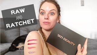 REALISTIC Review \/ Tati Beauty Palette Swatches | Raw and Ratchet Review